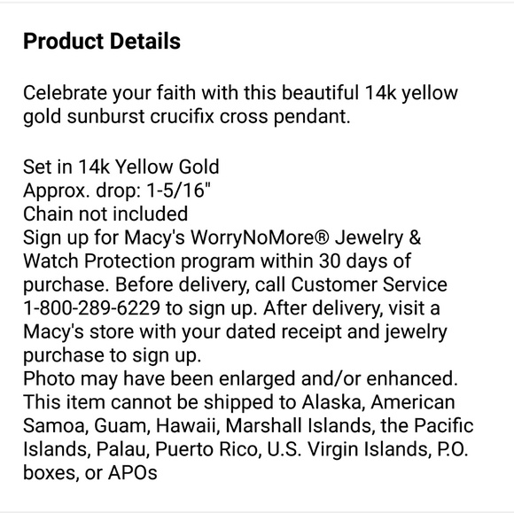 14k gold pendant - Picture 3 of 4